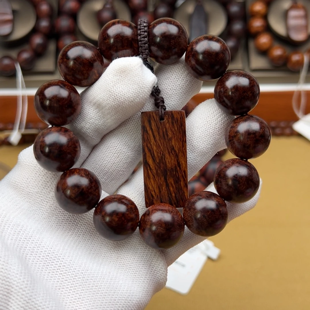 M****黄花梨/降香黄檀手串/手链海南黄花梨