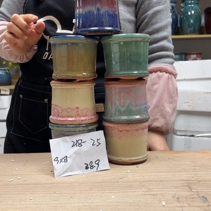 紫砂花盆多肉花盆微瑕25