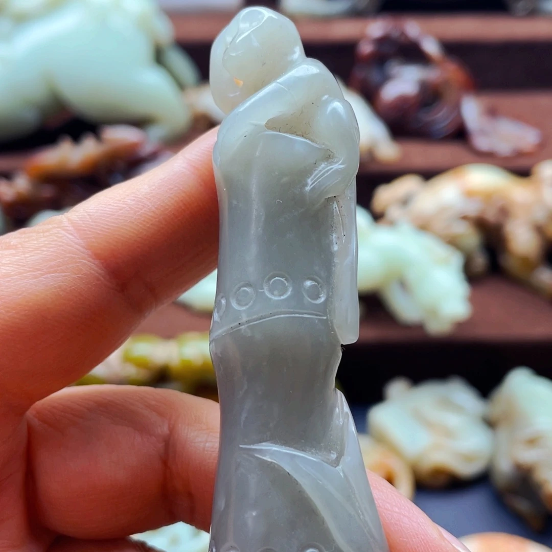 吊坠白玉菩提摆件