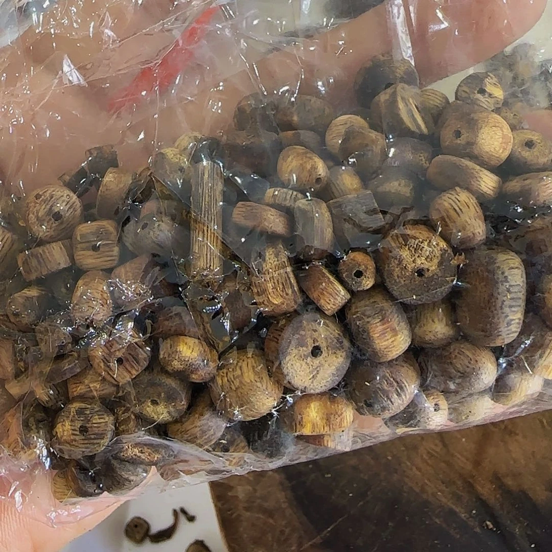 香榧木棋楠随形散珠58克