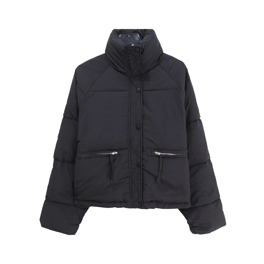 韩版立领羽绒服新款拉链休闲百搭外套U159