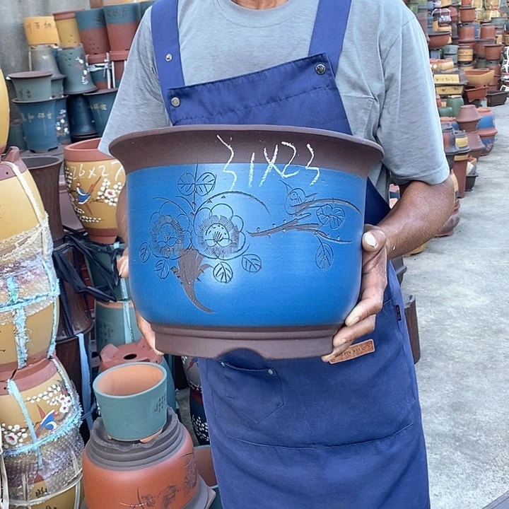 紫砂花盆紫砂花盆花卉种植