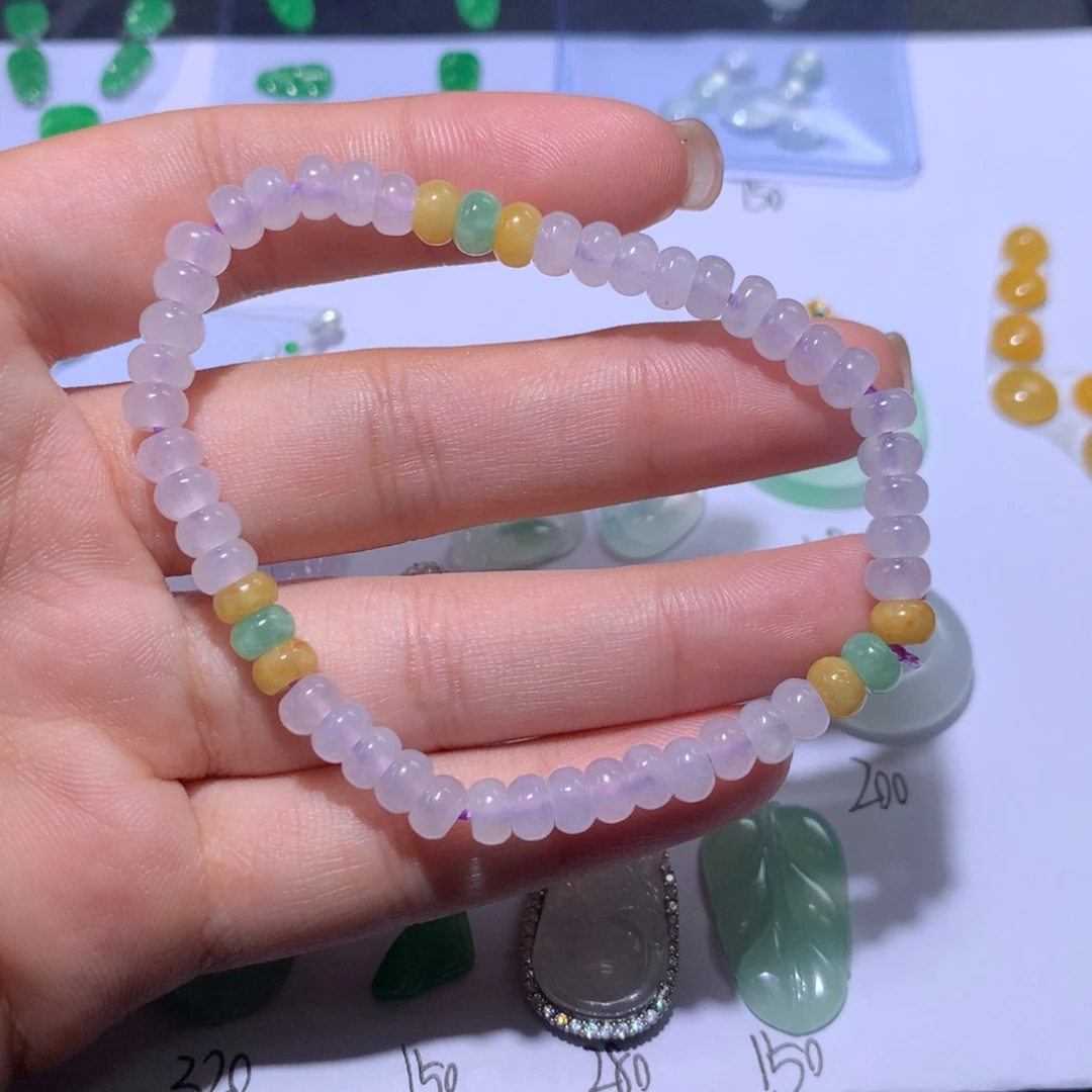 翡翠未镶嵌颈饰手串