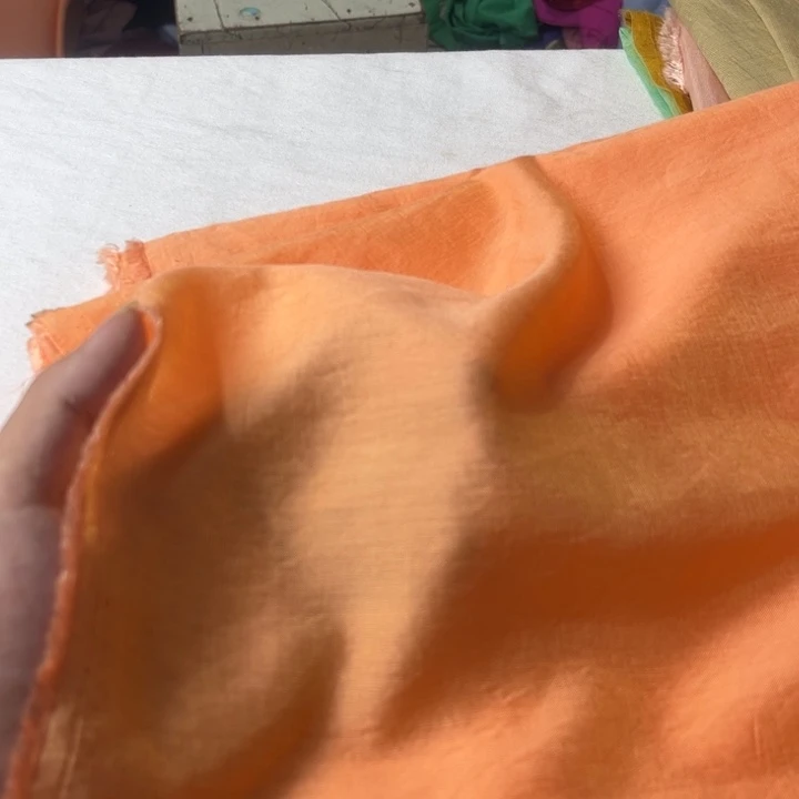 棉混纺橙色人鱼姬2米