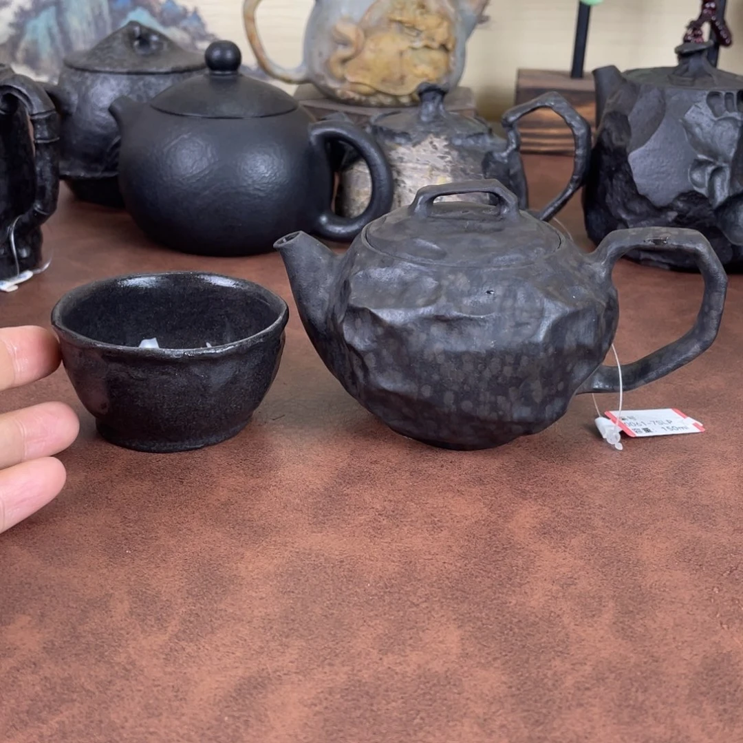 冰碛岩手凿壶一壶一杯