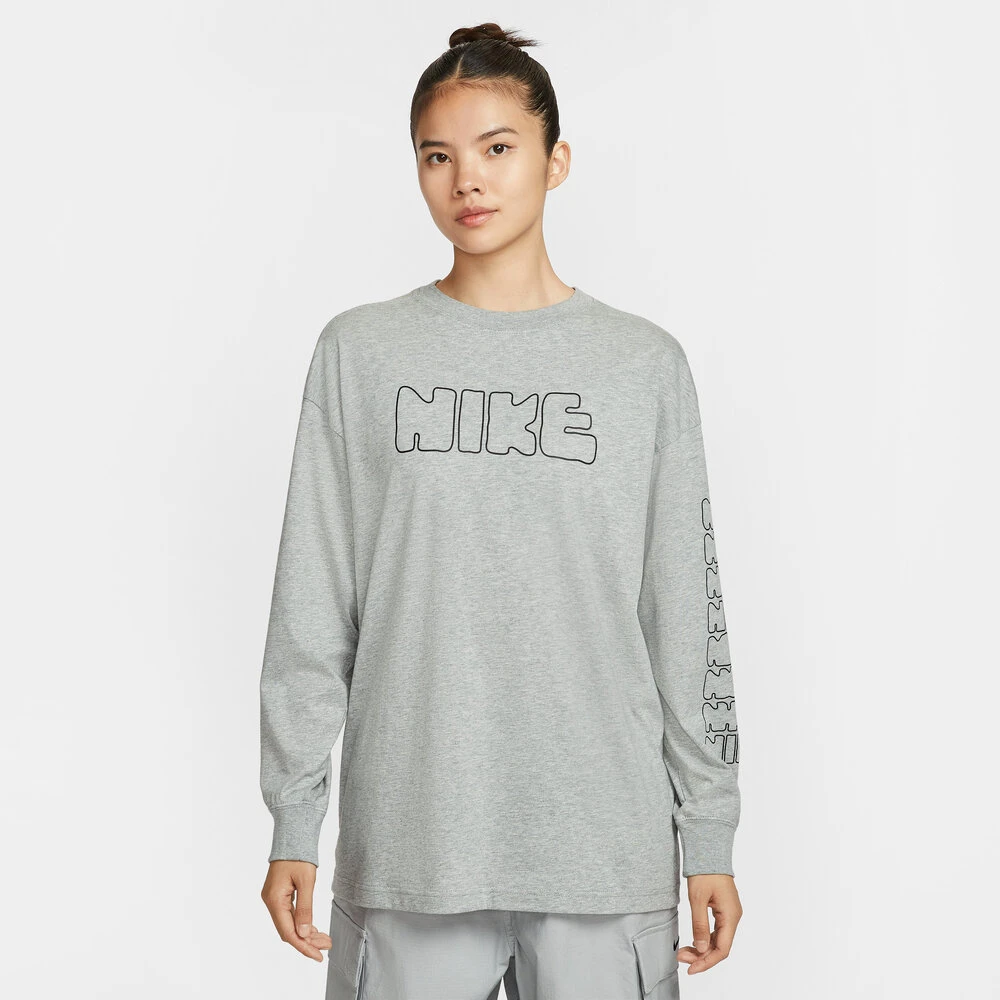 NIKE耐克女款NSW LS TOP GCEL休闲长袖T恤II0461-063