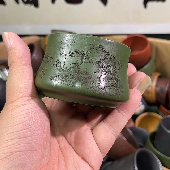 茶杯紫砂全手工紫砂主人杯