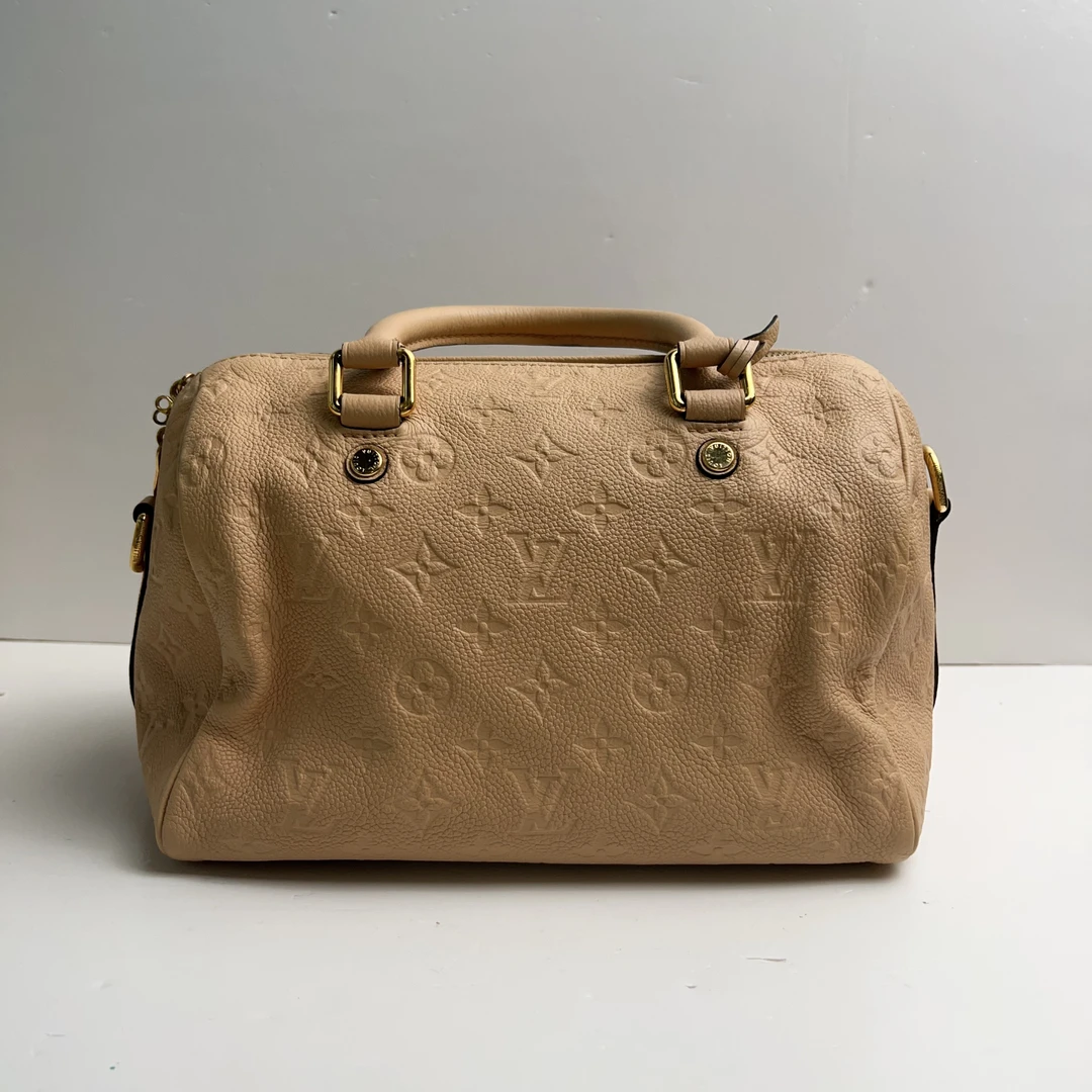 95新 LouisVuitton/路易威登 路易威登奶咖色sp25单肩包