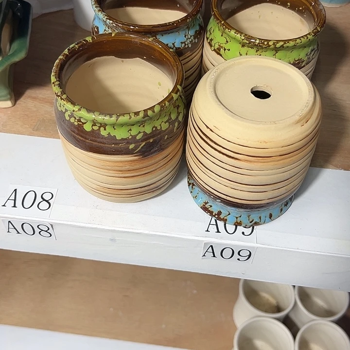 微瑕陶瓷花盆满9.9发