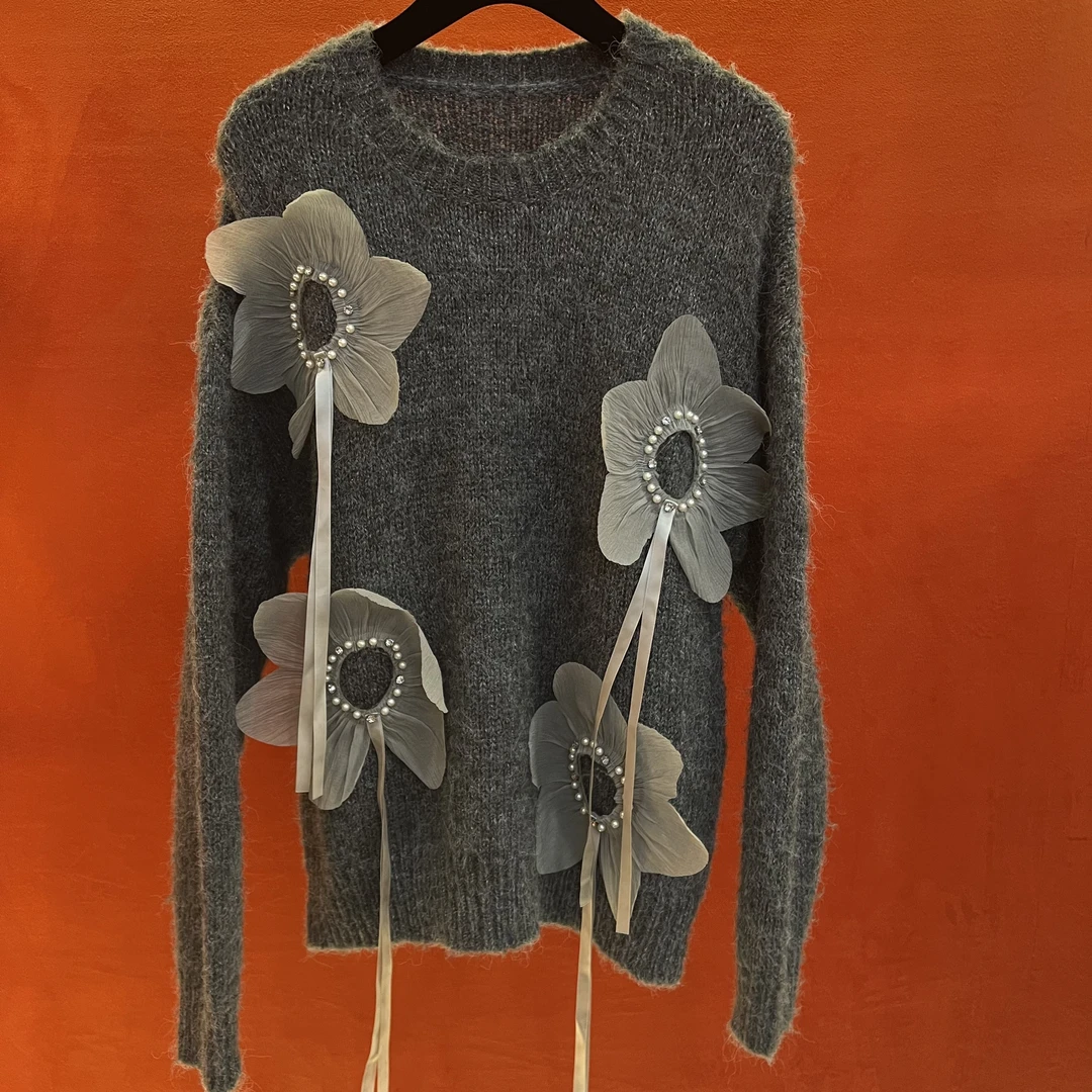 [妮姐]2024高定气质针织毛衣204