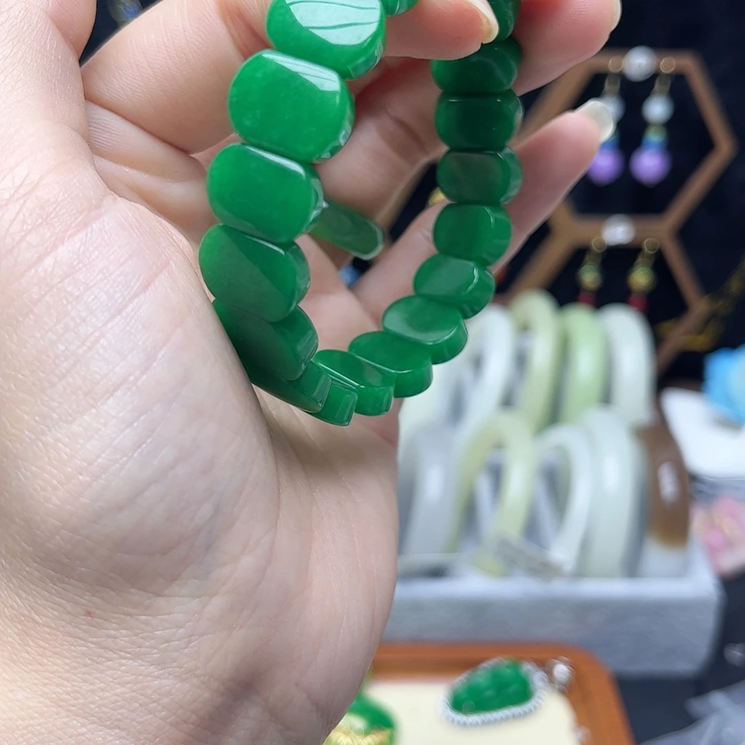 翡翠未镶嵌颈饰首饰手排