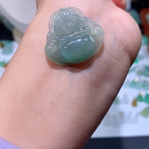颈饰未镶嵌翡翠佛公