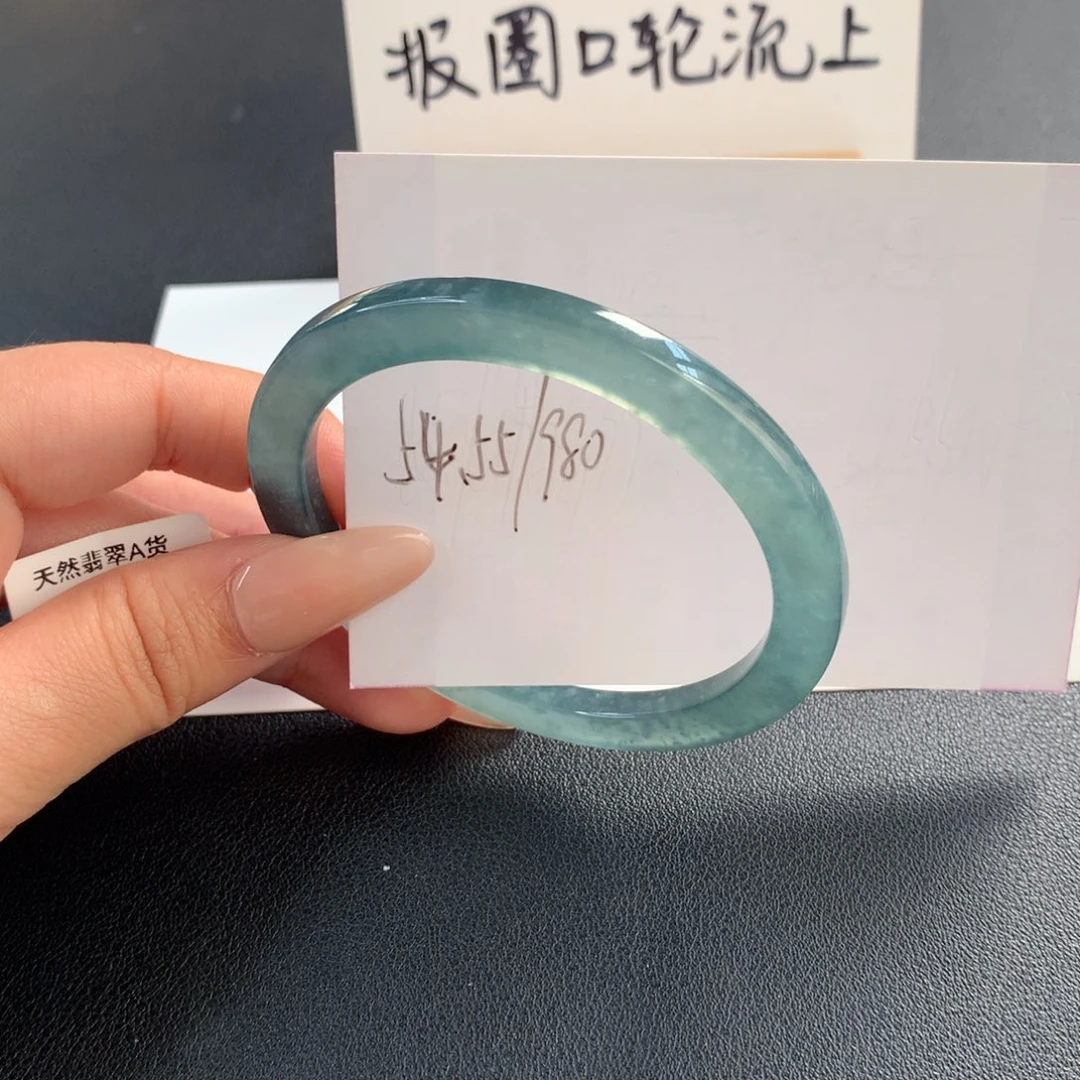 翡翠未镶嵌手镯天然翡翠