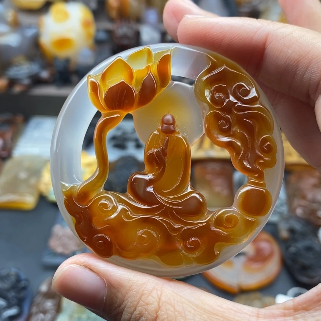 玛瑙/玉髓吊坠(不含链)未镶嵌