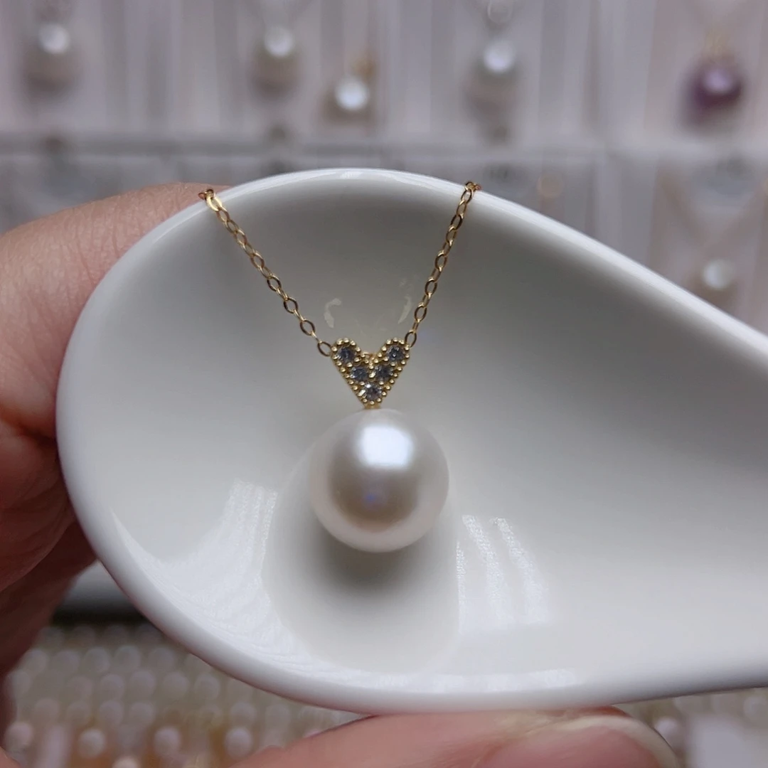 未镶嵌淡水珍珠吊坠(赠链)