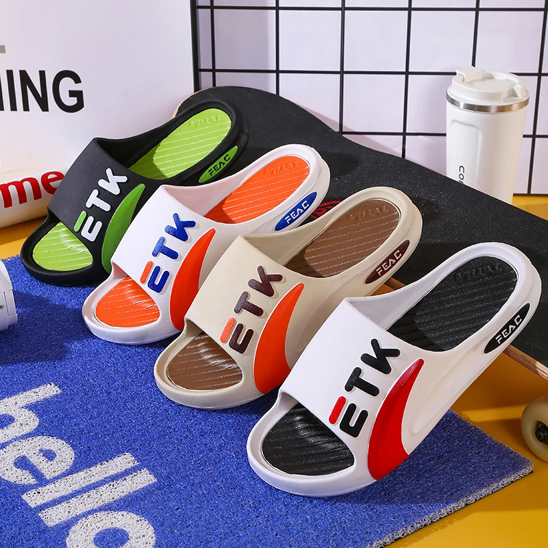 【多巴胺】厚底运动款拖鞋四季款潮流软顶休闲男士凉拖鞋百搭时尚鞋