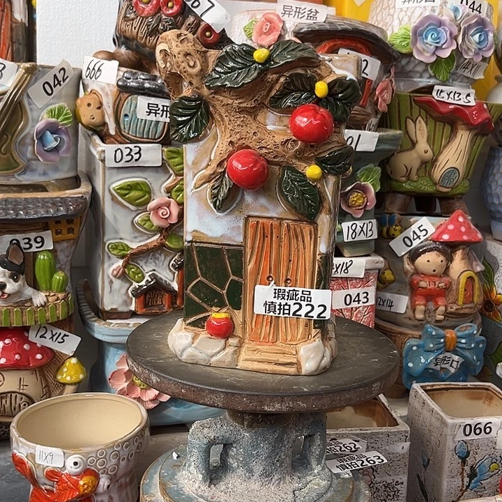 粗陶材质多肉花盆222