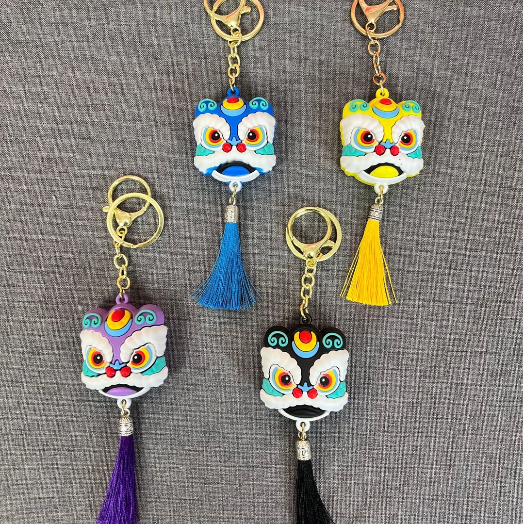 新年过年2025年新款醒狮挂件流苏挂饰用品礼物纪念品国潮伴手礼