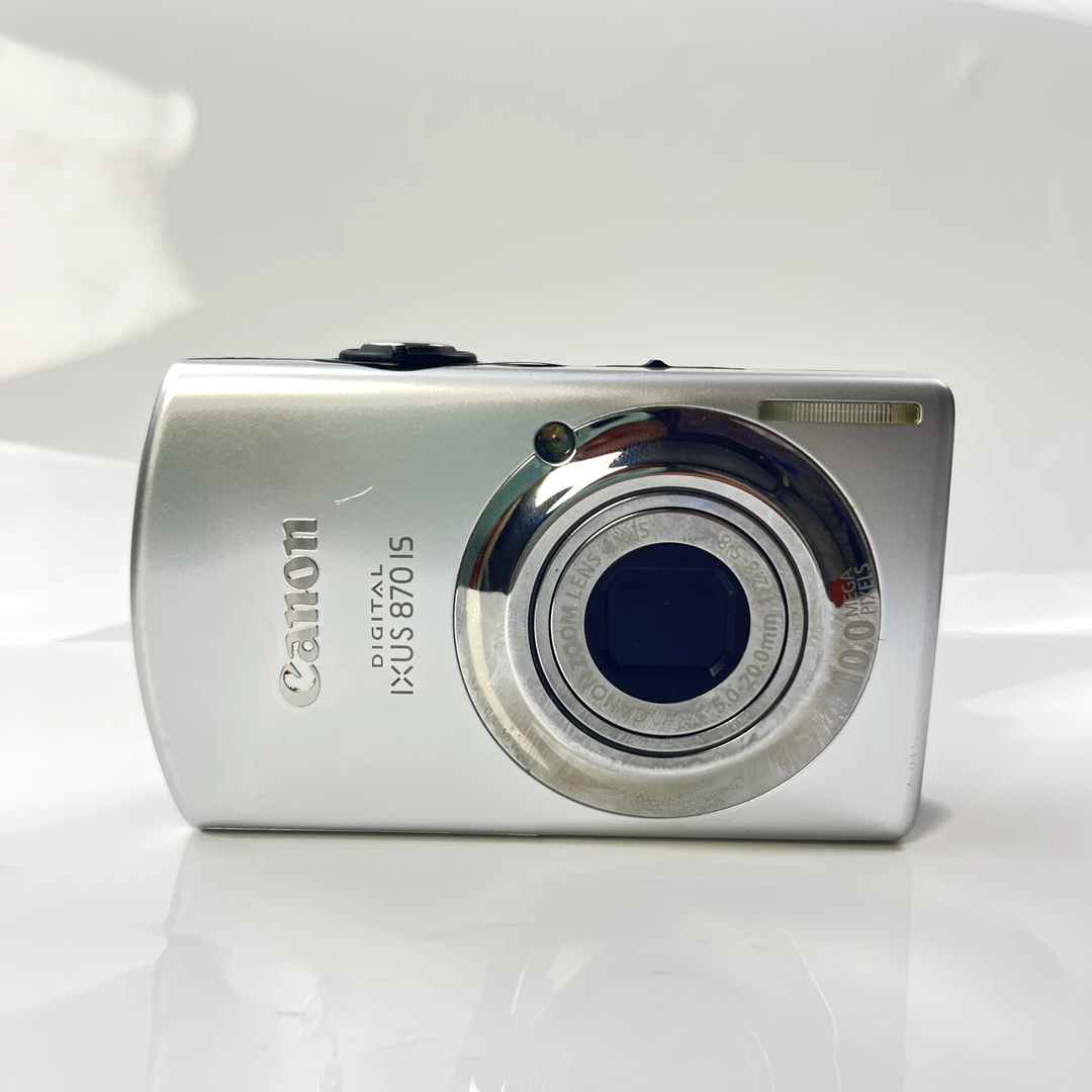 95新 Canon/佳能 ixus870银色1000万像素4倍变焦数码相机