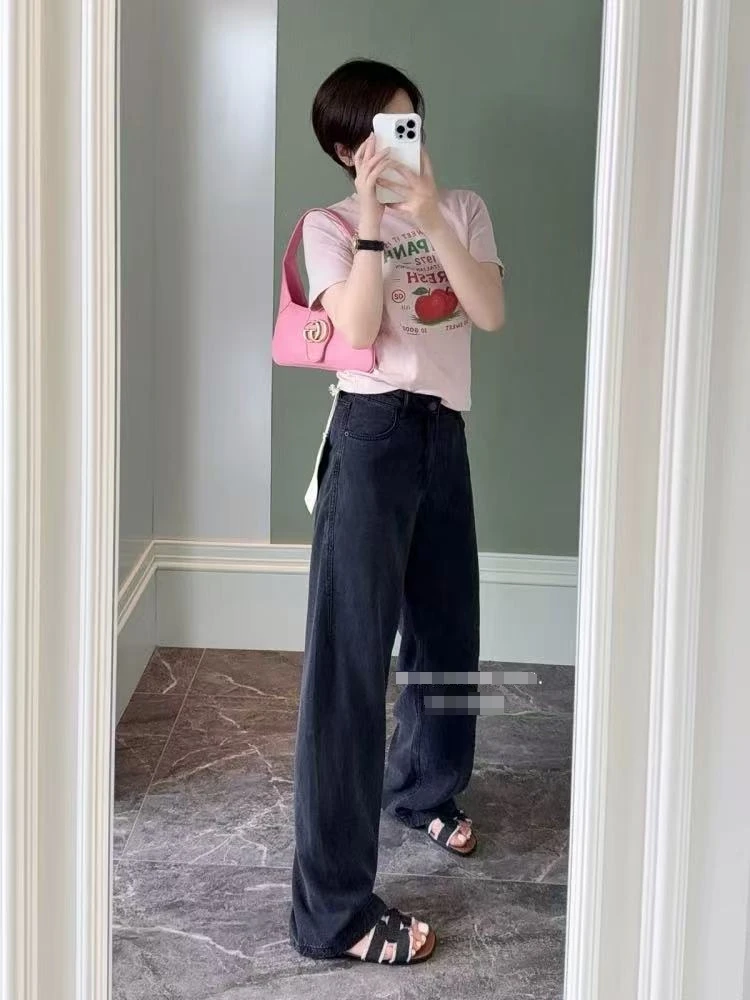 HCC 花 超薄新科技凉感面料！行走的面膜空调裤~高级显瘦阔腿