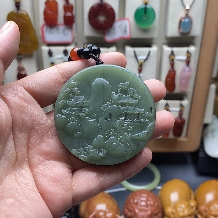 方钠石未镶嵌手串