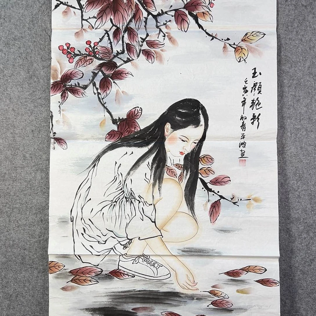 国画290 花鸟在此鸣叫时还要一