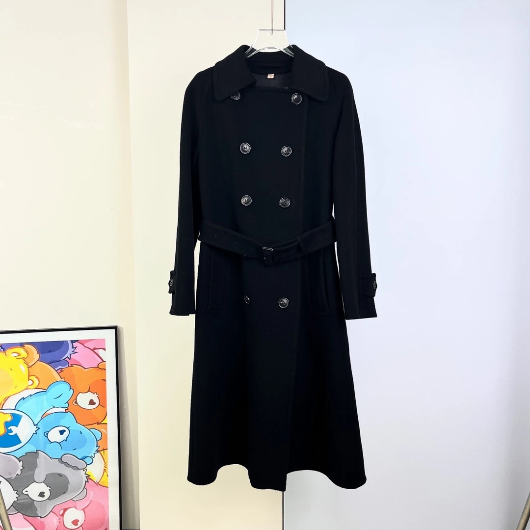 99新 BURBERRY/博柏利 毛呢大衣外套/UK4码/Xspa4832