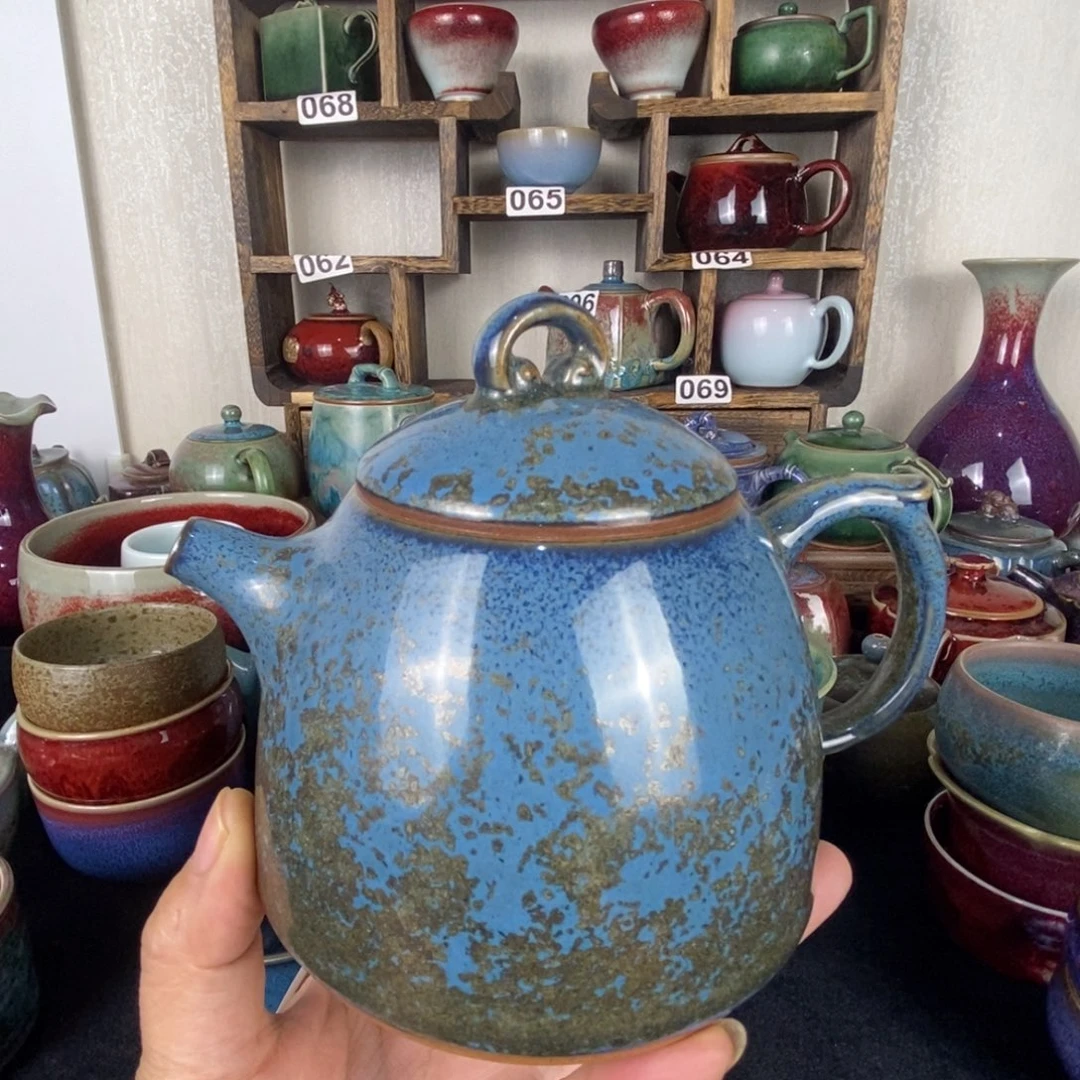 尘***客中国神后钧瓷茶具处理