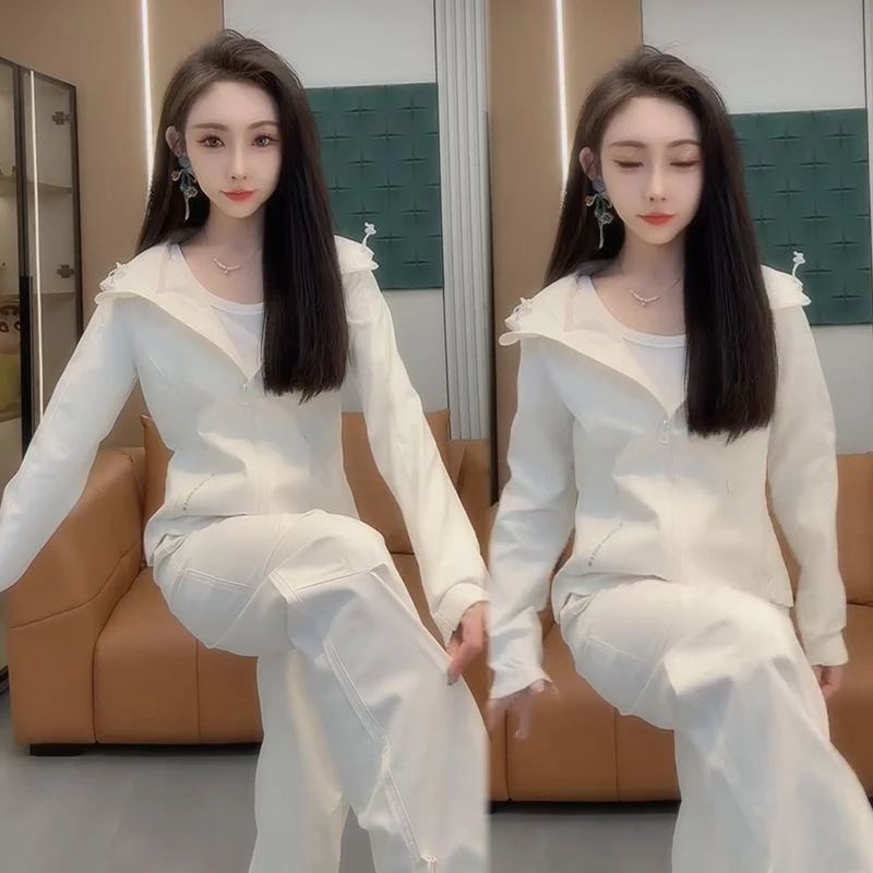 2025春夏季新款时尚套装女宽松大码气质高档高级显瘦网红两件套潮
