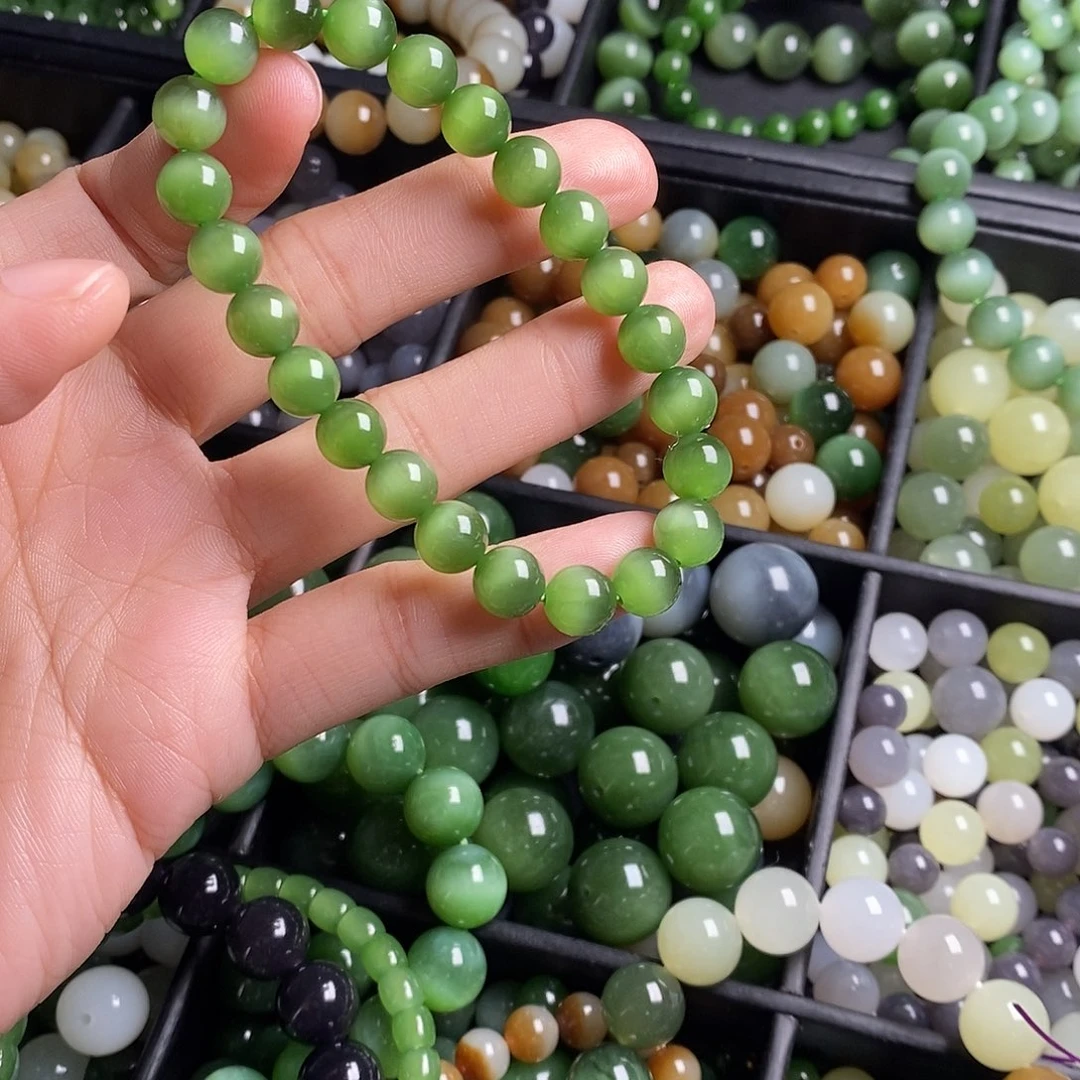 和田玉（碧玉）未镶嵌珠宝半成品