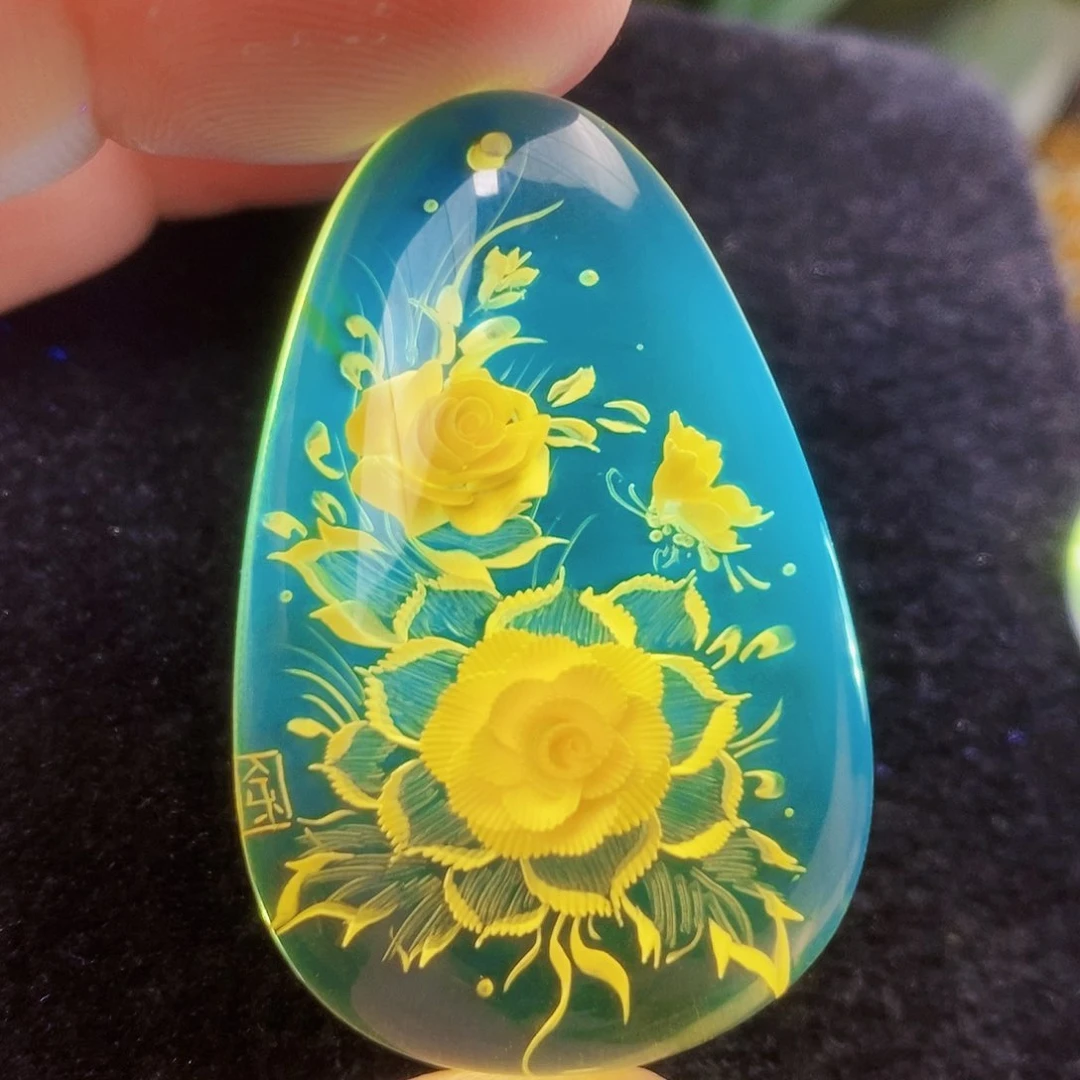 【闪购商品】金珀吊坠(不含链)未镶嵌