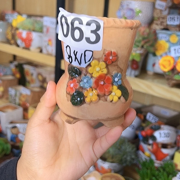 陶瓷多肉花盆满15包邮