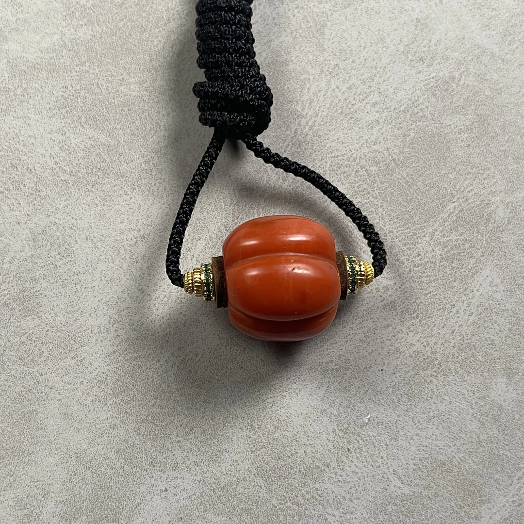 甘南 南红 （精品）瓜珠脖挂 6964