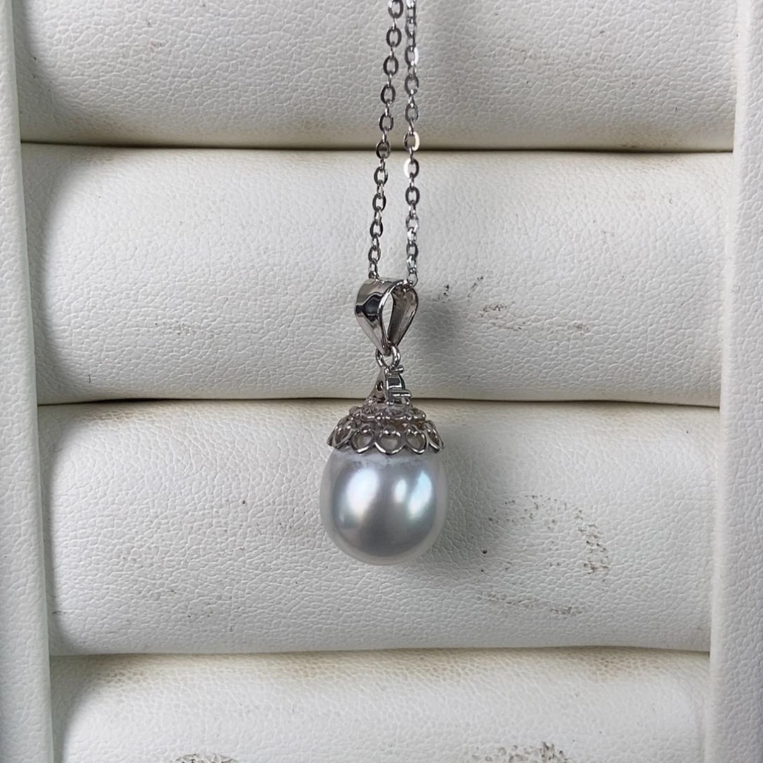 海水珍珠颈饰银S925镶嵌
