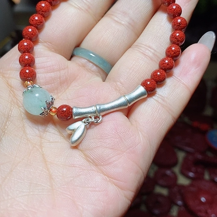 玛瑙/玉髓朱砂合金