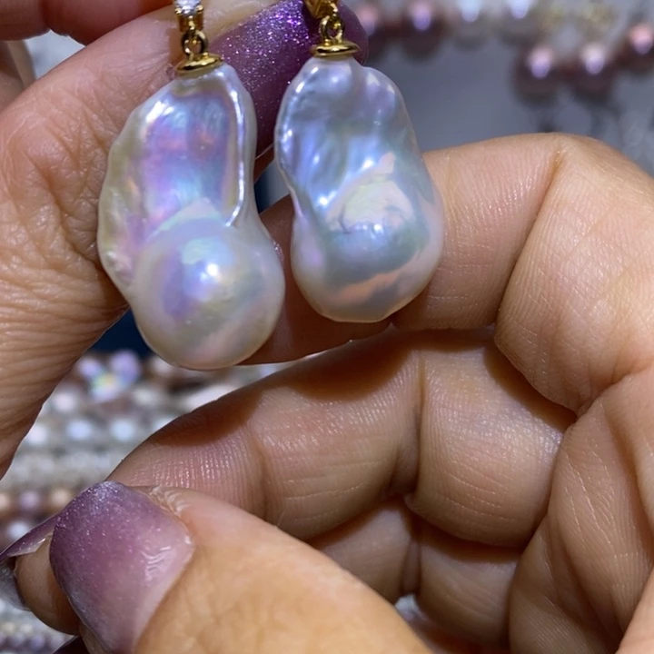 淡水珍珠首饰珠宝银S925镶嵌