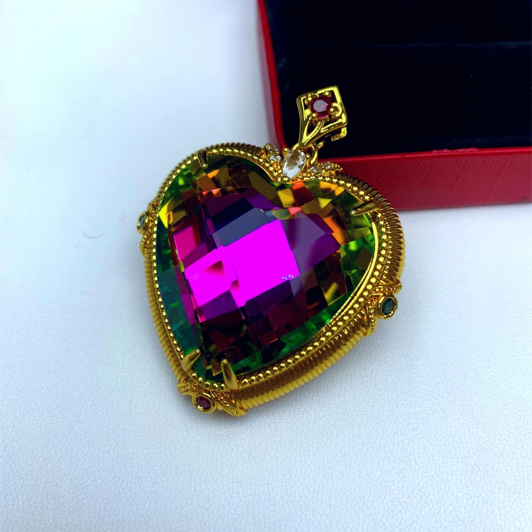 法式设计款吊坠 x8时尚百搭 多样性发其一 亚克力合金镶嵌吊坠