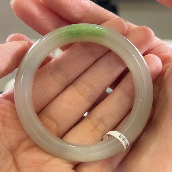 水***晶和田玉未镶嵌手镯52