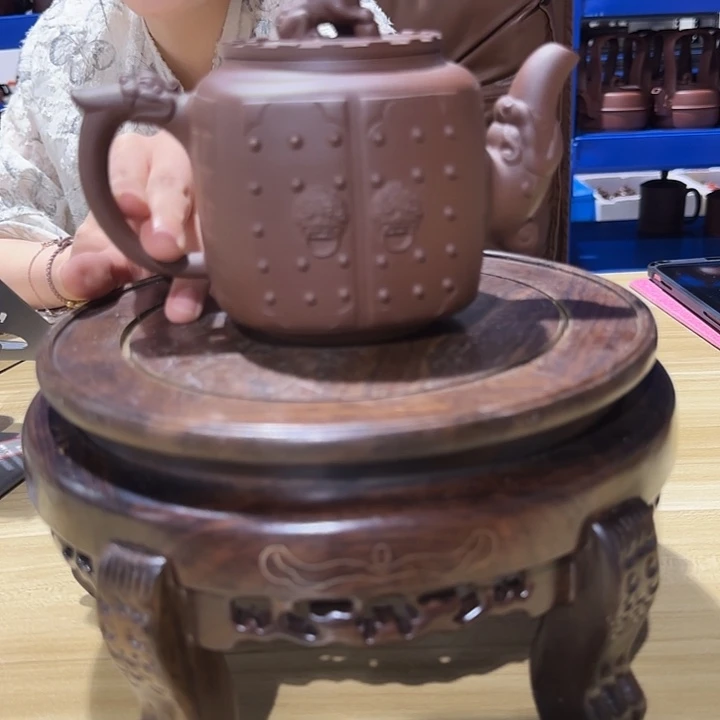 宜兴紫砂团团紫砂精选紫砂壶