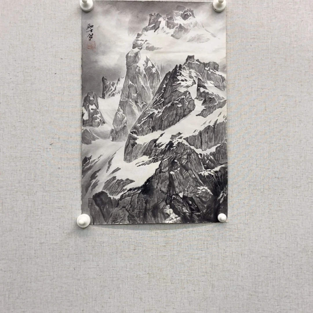 我***徊国画墨鱼精品墨鱼精品