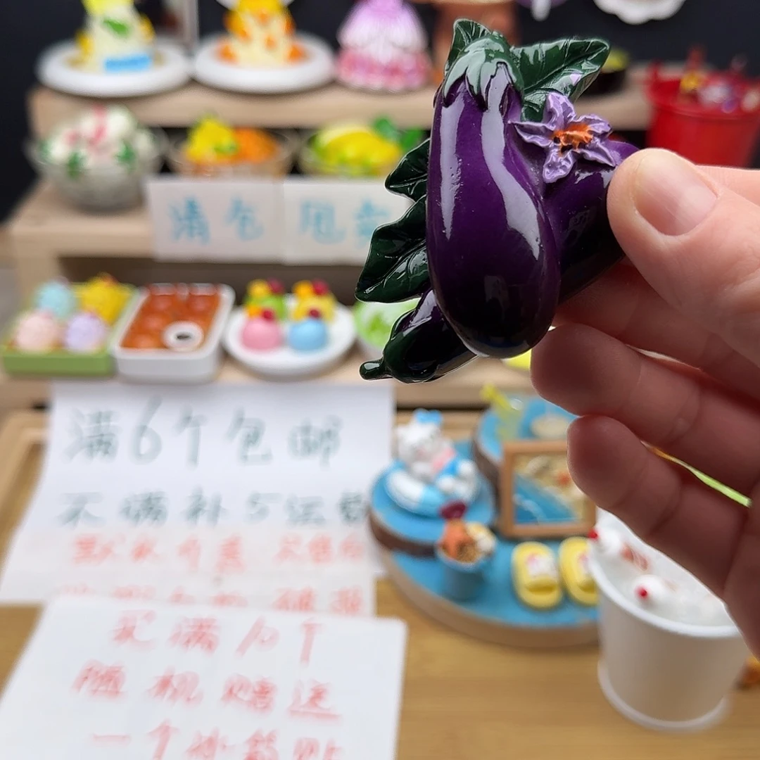 树脂食玩冰箱贴凭开箱视频售后