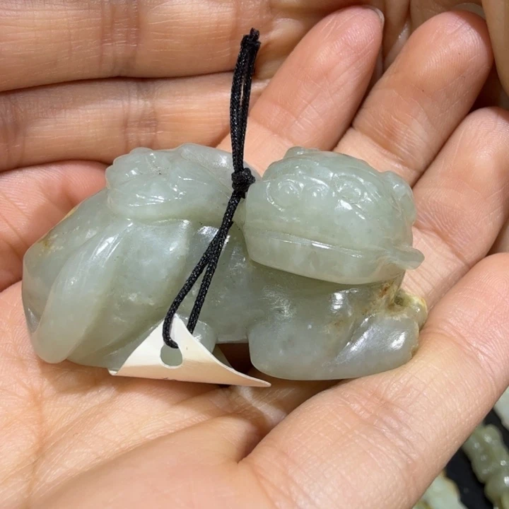 中***森和田玉未镶嵌挂件