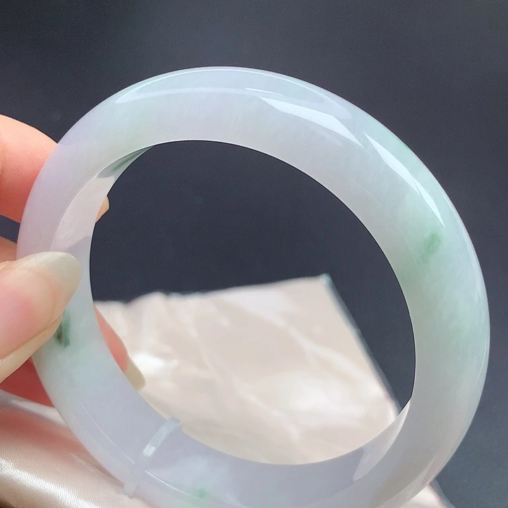 翡翠未镶嵌手镯58.7圈口