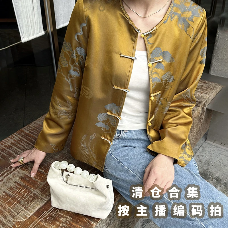 【清仓合集】新中式国风高级感印花衬衫女长袖2025春秋新款