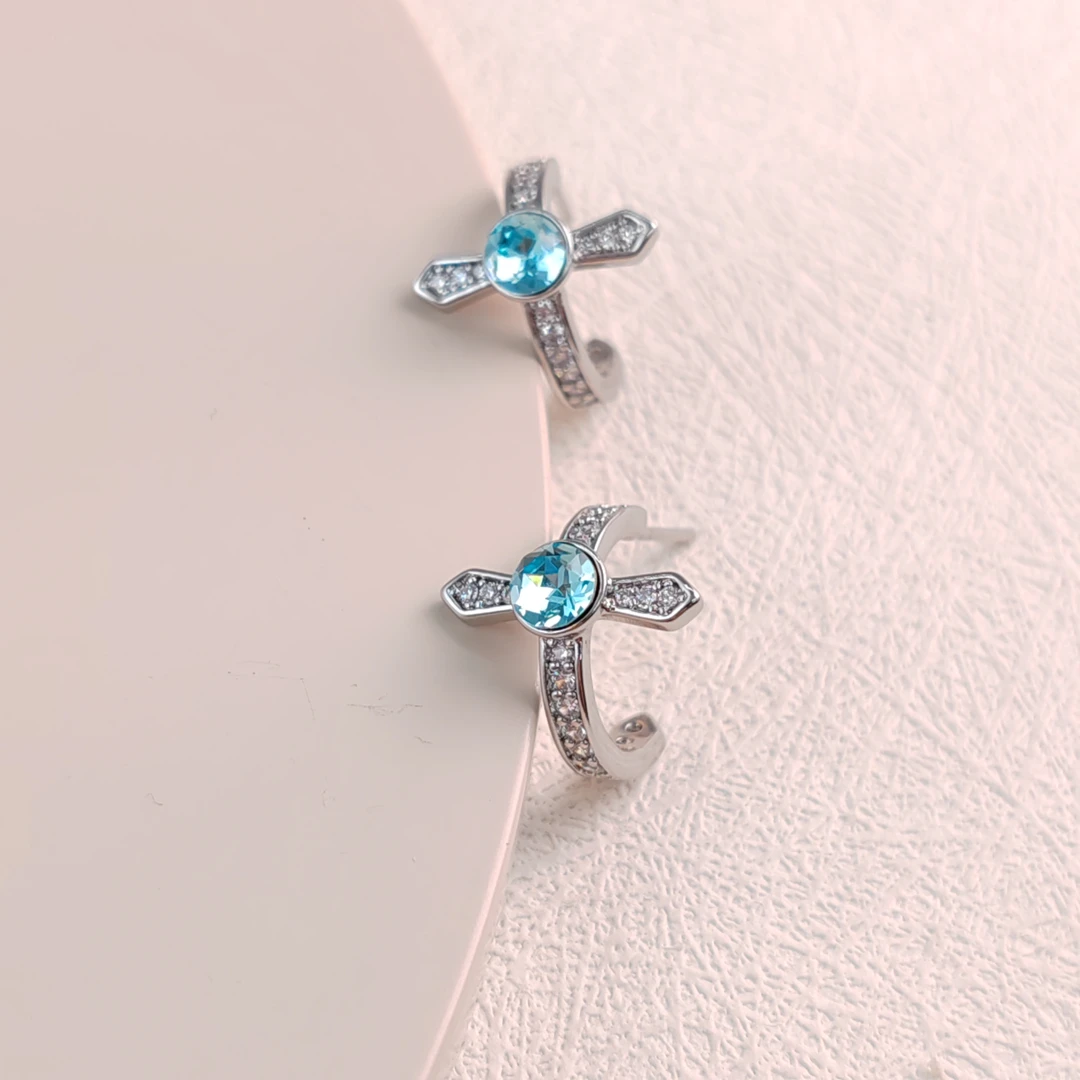 XUPING/旭平首饰 合金仿水晶耳饰 情人节气质百度 GDM X000844450