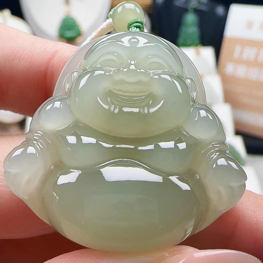 溪***宝吊坠(赠链)未镶嵌和田玉