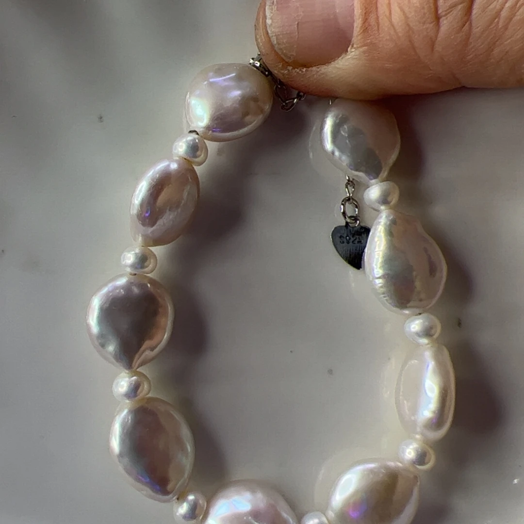 淡水珍珠合金手绳433