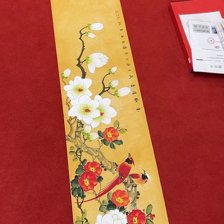国画国画作品展示展中的