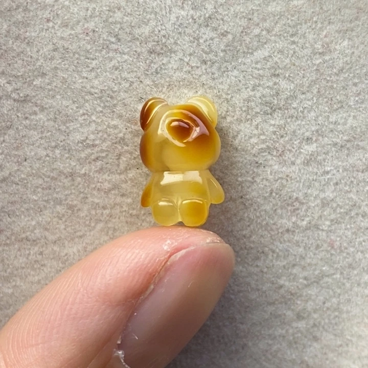 蜜蜡未镶嵌裸石微瑕卡15