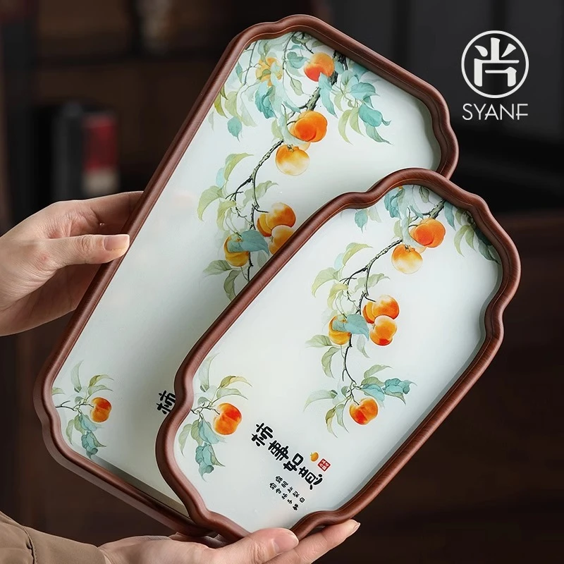 茶盘小型一人2025新款新中式家用茶杯古风高颜值功夫茶托盘干泡台